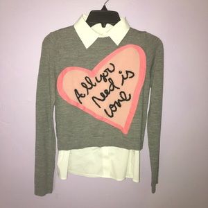 Alice + Olivia Beatles Collection Sweater Top